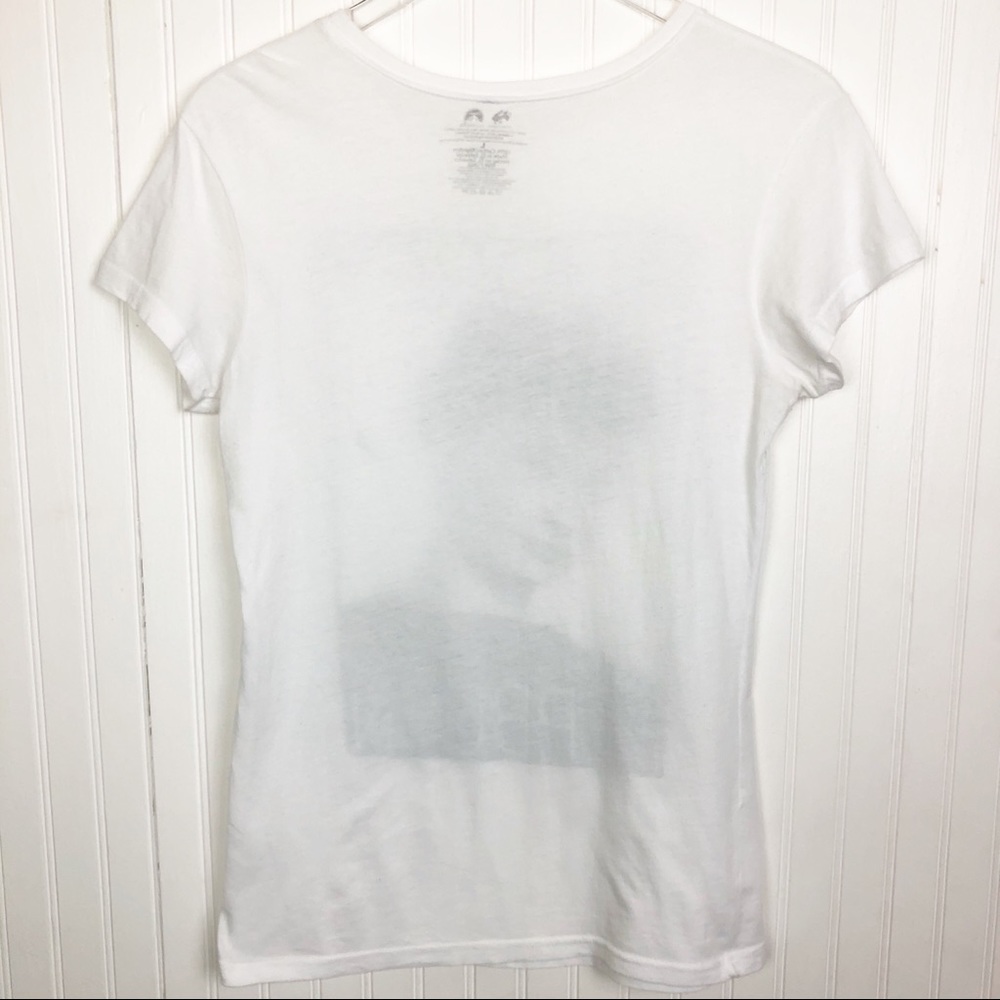 Audrey Hepburn Graphic White Tee Sz L - Picture 2 of 4
